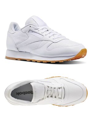 Men's White Reebok Classics