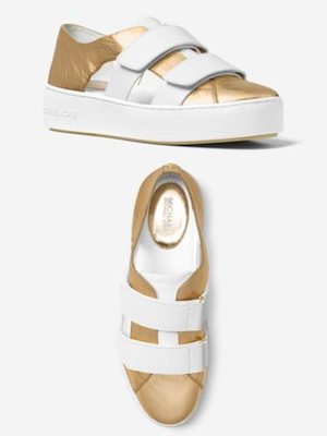 Women's Michael Kors Beckett Leather Sneakers