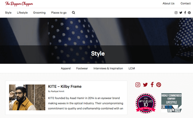 The Dapper Chapper Blog