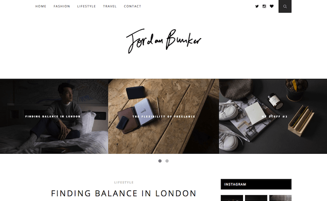 Jordan Bunker Blog