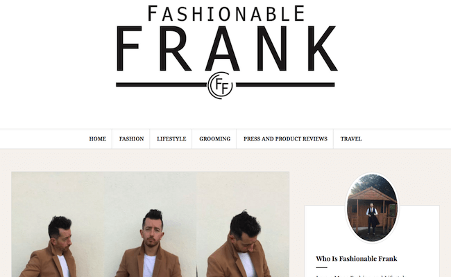 Fashionable Frank Blog