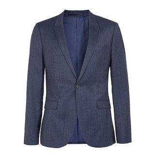 Men's Navy Slim Fit Suit Jacket