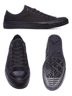 Mens Black Converse Chuck Taylor All Star 2 Trainers