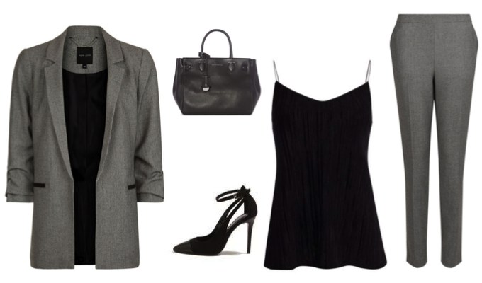 Women's Cami Top & Trouser Suit Outfit Idea