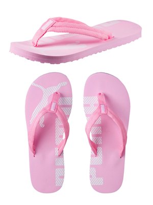Womens Puma Pink Epic Flip Flops