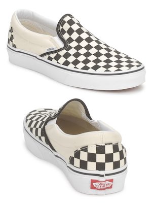 Mens Vans Check Plimsolls