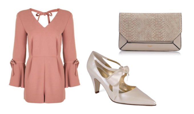 Playsuit Wedding Outfit Idea