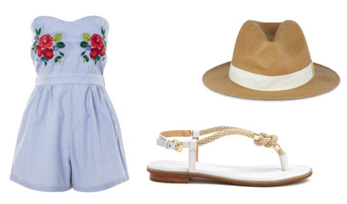 Playsuit Festival Outfit Idea