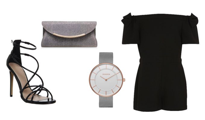 Playsuit Going Out Outfit Idea