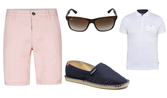 Chino shorts deals and loafers