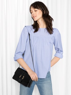 & Other Stories Cotton Poplin Blouse