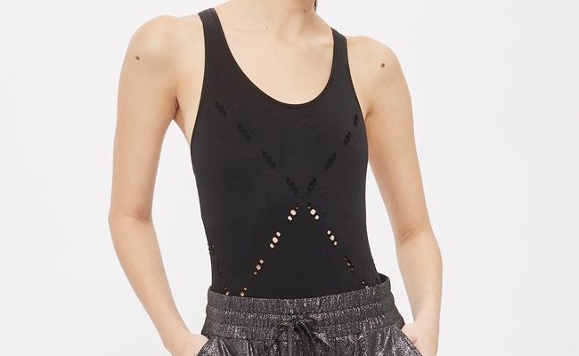 Seamless Criss Cross Leotard by Ivy Park