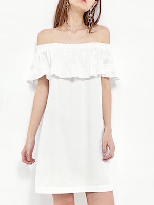 Stradivarius Poplin Dress