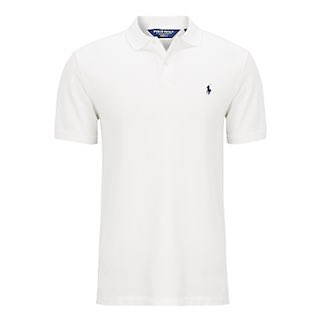 Mens White Ralph Lauren Polo Shirt