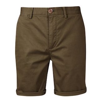 Men's Brown Chino Shorts