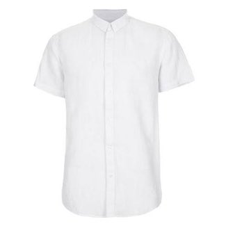 Men's White Short Sleeve Shirt