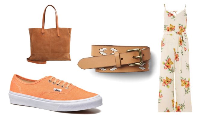 Casual Jumpsuit and Vans Trainers Outfit