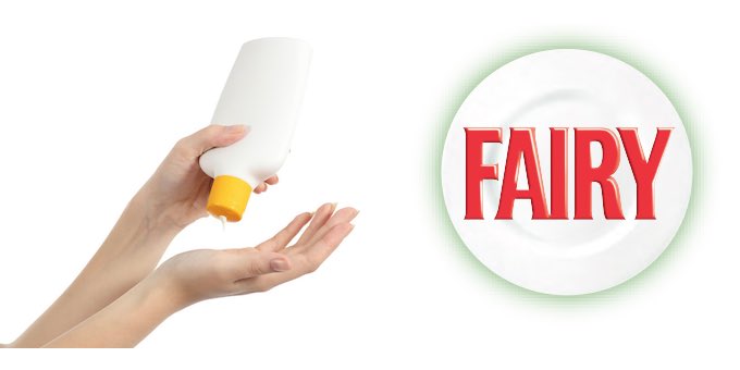 Fairy Washing Up Liquid for Sun Lotion Stains Style Hack