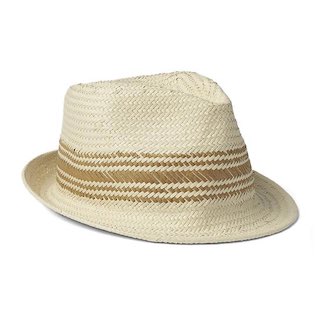 Mens Straw Fedora