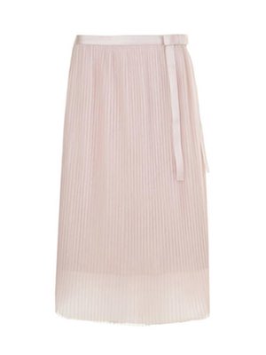 Pastel Pink Midi Skirt