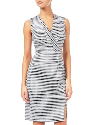 Adrianna Papell Gingham Check Shift Dress