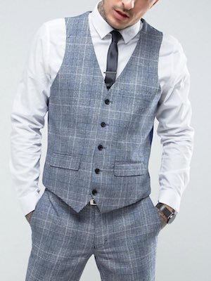 Men's Check Suit