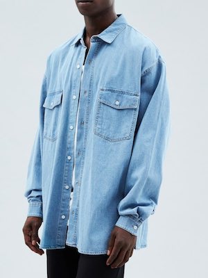 Mennace Oversized Denim Shirt