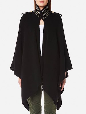 Michael Kors Stud Collar Cape
