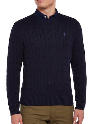 Men's Ralph Lauren Classic Cotton Cable Jumper