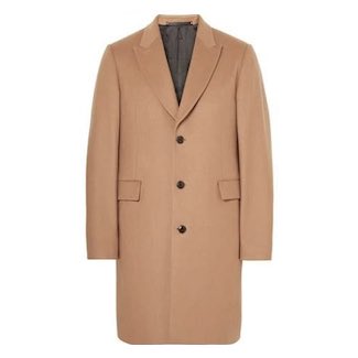 Men's Camel Overcoat