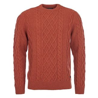 Men's Rust Orange Sweater