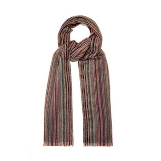 Men's Striped Scarf