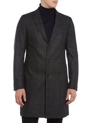Men's Paul Smith Checked Overcoat