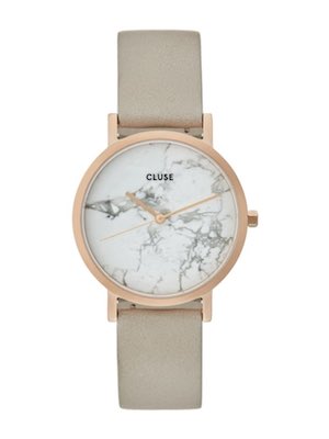 Women's Cluse Marble Face Watch