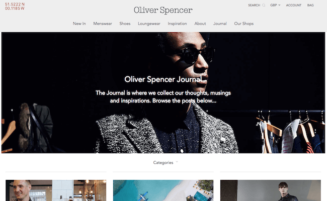 Oliver Spencer Menswear Blog