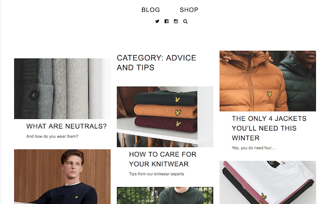 Lyle & Scott Men's Fashion Blog