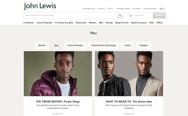 John Lewis Men's Fashion Blog