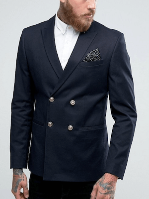 Men's Double-Breasted Blazer