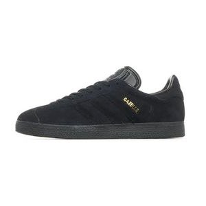 adidas all black leather gazelle
