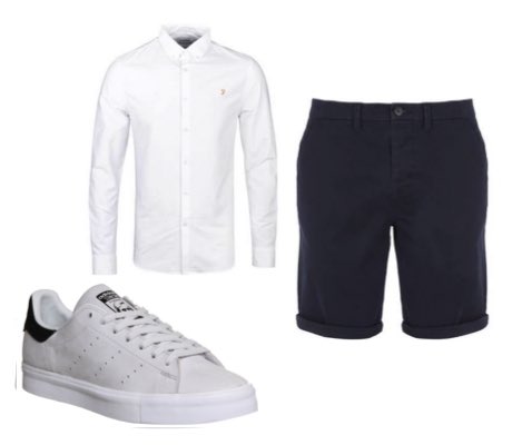 stan smith shoes with shorts