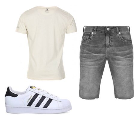 adidas shorts outfit men