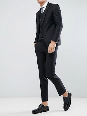 Men's ASOS Slim Fit Wool Suit