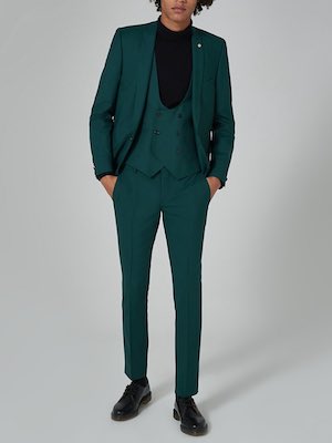 Men's Noose & Monkey Green Raphael Suit