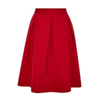 Women's Red Skirt
