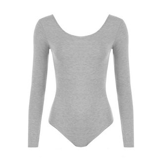 Women's Grey Bodysuit