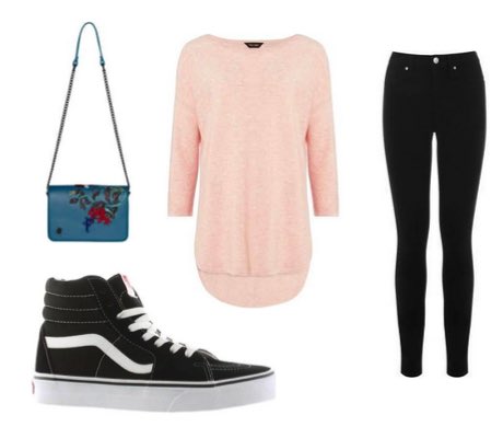 what to wear with pink vans