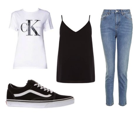 outfits to wear with black vans