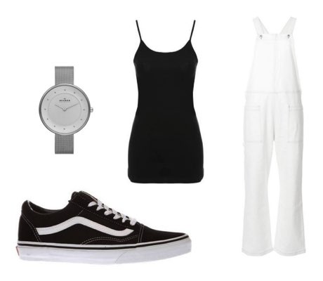 what to wear with black vans