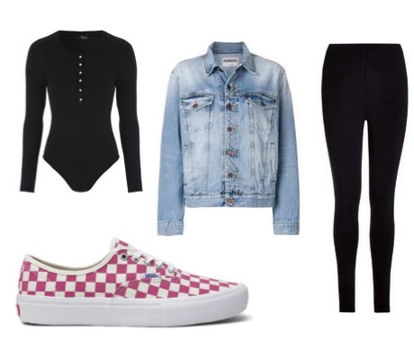 outfits to wear with black vans