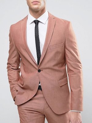 Men's Light Pink Suit